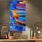 Designart - Boats and Jetty at Pier in Oil Painting - Sea & Shore Painting Print on Wrapped Canvas